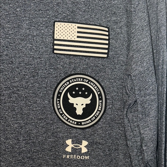 Under Armour project Rock Veterans Day 2021 long sleeve t shirt - Picture 4 of 9